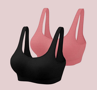 Women's Yoga Gym Moisture Wicking Stretchable Cotton  Sports Bra